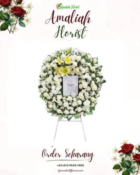 Krans Bunga Duka Menden